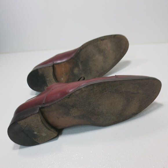 Vintage Salvatore Ferragamo Leather Dress Footwear Oxford Shoes Mens Footwear 11 - Picture 3 of 7